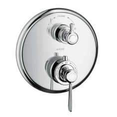 Immagine di Axor MONTREUX set esterno termostatico ad incasso con arresto/ deviatore maniglia a leva, finitura cromo 16821000