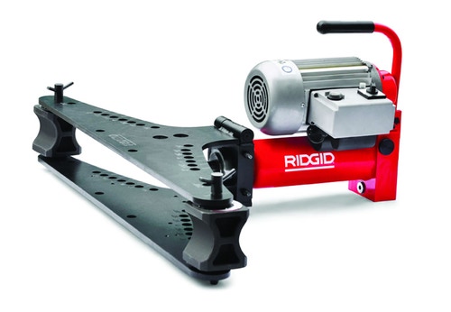 Immagine di Ridgid Curvatubi a piastra ribaltabile, elettro-idraulico, capacità diametro effettivo 3/8"-3", motore da 3 PH 1,5 Kw, 400V   13781