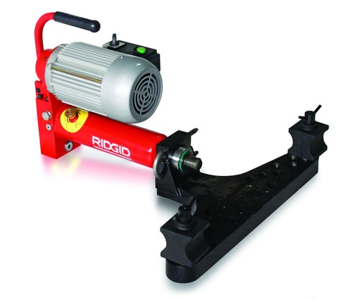 Immagine di Ridgid Curvatubi elettro-idraulico a piastra aperta, intervallo capacità tubo 3/8", 1-1/4", motore da 1 PH 1,4 Kw, 230V 13721