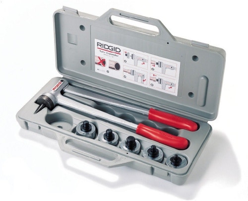 Immagine di Ridgid Set pinza di espansione e testine da  3/8", 1/2", 5/8", 3/4", 7/8", 1 1/8" 17411