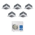 Immagine di Haier AB R32 Climatizzatore penta split inverter a cassetta | unità esterna 10.5 kW unità interne 9000+9000+9000+9000+18000 BTU 5U105S2SS2FA+4xAB25S2SC1FA+AB50S2SC1FA
