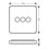 Immagine di Axor SHOWERSELECT set esterno, ad incasso, softcune, per 3 utenze, finitura cromo 36773000