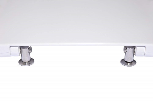 Immagine di Ceramica Dolomite Clodia sedile termoindurente con cerniere inox, bianco J104900