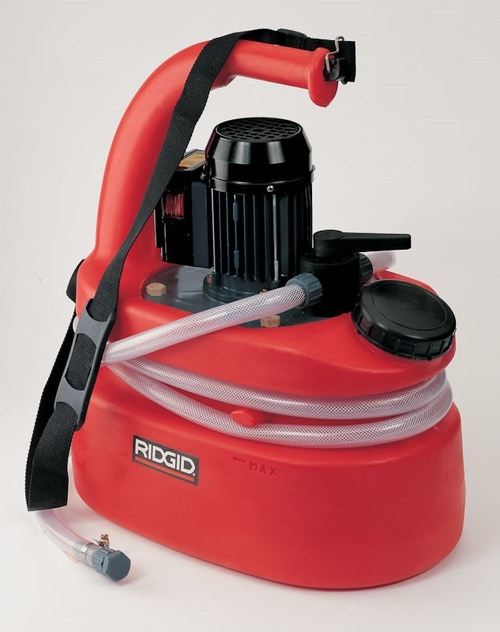 Immagine di Ridgid Pompa disincrostante per il ripristino degli impianti con valvola di inversione di flusso, 0,15 HP, 110 W, 230 V, serbatoio da 13L, portata 40 L/min 57276