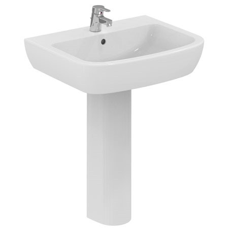 Lavabi Bagno Ceramica Dolomite.Ceramica Dolomite J521101 Gemma 2 Lavabo 65 X 52 5 Cm Con Foro Rubinetteria E Troppopieno Bianco Senza Colonna Prezzi E Offerte Su Tavolla Com