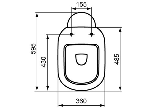 Immagine di Ceramica Dolomite GEMMA 2 vaso a pavimento con scarico verticale UNI, bianco J522101