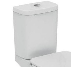 Immagine di Ceramica Dolomite GEMMA 2 cassetta entrata bassa con coperchio, bianco J522901