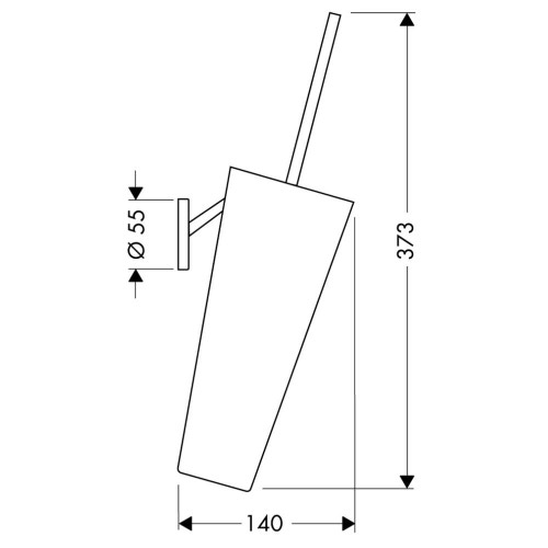 Immagine di Axor STARCK porta spazzola per WC, finitura cromo 40835000