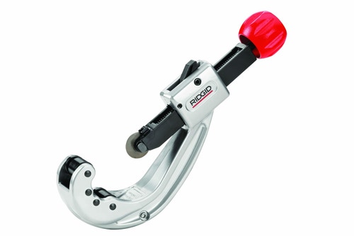 Immagine di Ridgid Tagliatubi ad azione rapida con rotella e alesatore retrattile per tubi in plastica, capacità 1/8"-1-1/4" 31637