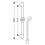 Immagine di Axor STARCK asta murale 0,90 m, finitura cromo 27830000