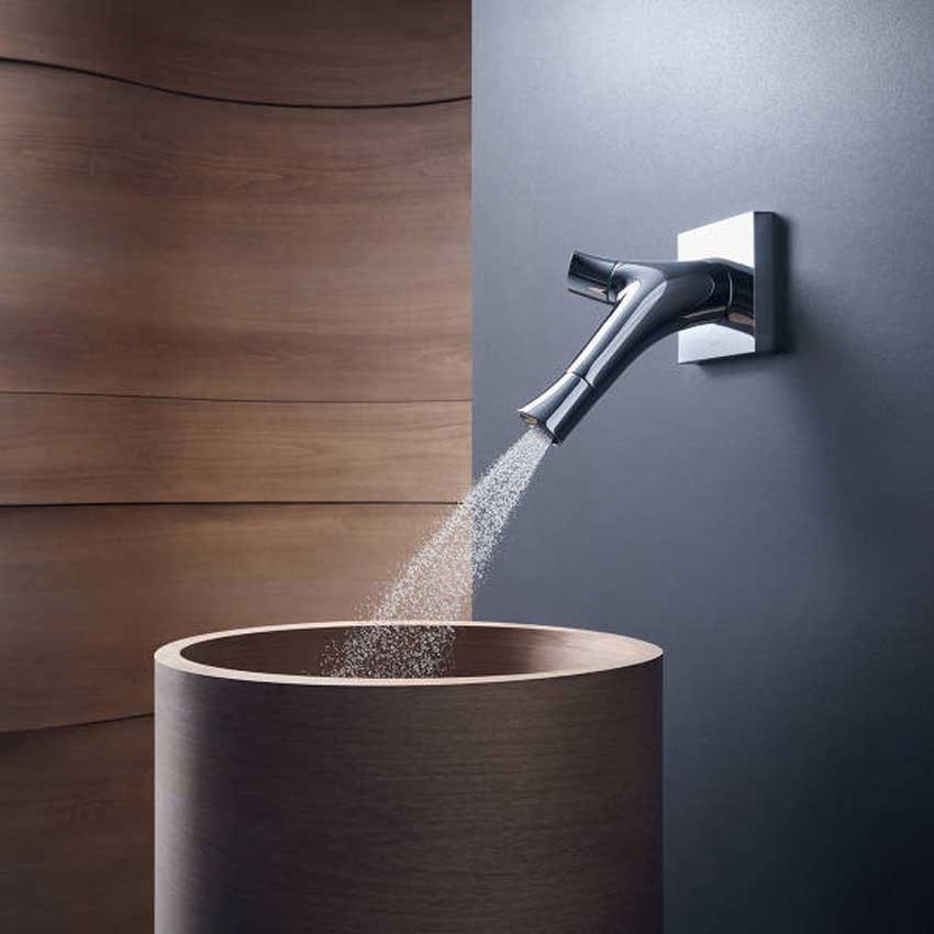 Immagine di Axor STARCK ORGANIC miscelatore 2 maniglie lavabo, a parete, finitura cromo 12015000