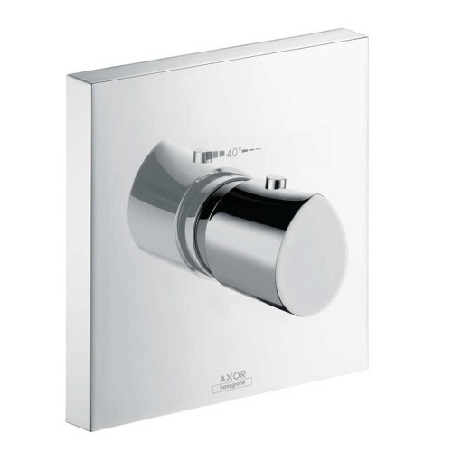 Immagine di Axor STARCK ORGANIC set esterno termostatico, ad incasso, a grande portata, finitura cromo 12711000