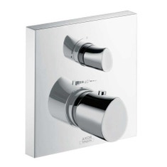 Immagine di Axor STARCK ORGANIC set esterno termostatico ad incasso, con arresto, finitura cromo 12715000