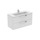 Ceramica Dolomite GEMMA 2 mobile sospeso da 100 cm con lavabo incluso, bianco laccato lucido J0102WG