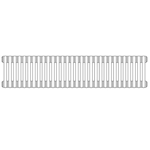 Immagine di Irsap TESI 2, radiatore per sostituzione A, 30 elementi 56,5x135x6,5cm, bianco RT205653001IRNON01