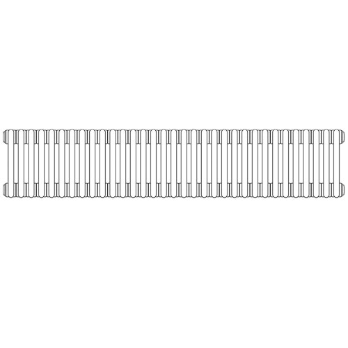 Immagine di Irsap TESI 2, radiatore per sostituzione A, 33 elementi 56,5x148,5x6,5cm, bianco RT205653301IRNON01