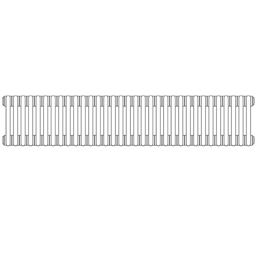 Immagine di Irsap TESI 2, radiatore per sostituzione A, 33 elementi 56,5x148,5x6,5cm, bianco RT205653301IRNON01
