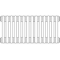 Immagine di Irsap TESI 2, radiatore per sostituzione A, 14 elementi 76,5x63x6,5cm, bianco RT207651401IRNON01