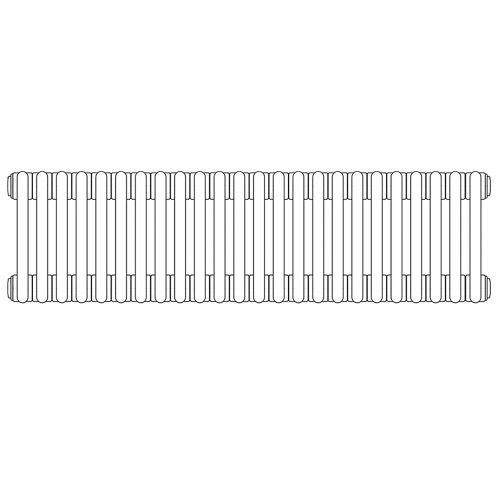 Immagine di Irsap TESI 2, radiatore per sostituzione A, 24 elementi 76,5x108x6,5cm, bianco RT207652401IR06N01