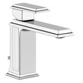 Immagine di Gessi ELEGANZA miscelatore lavabo, con scarico e flessibili di collegamento, finitura finox  46001#149