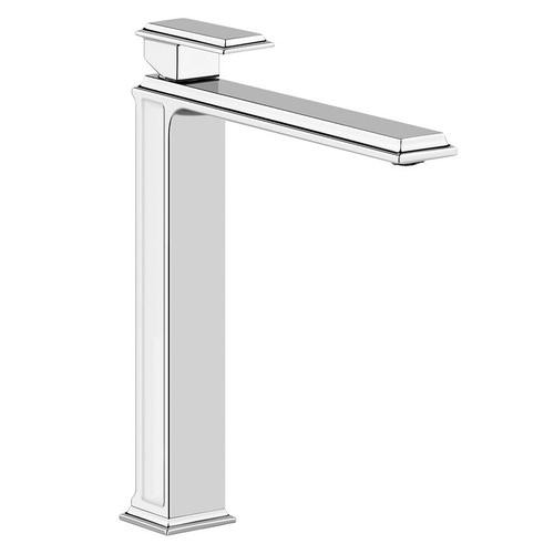Immagine di Gessi ELEGANZA miscelatore lavabo H.30 cm, senza scarico, con flessibili di collegamento, finitura gold brushed CCP 46004#087