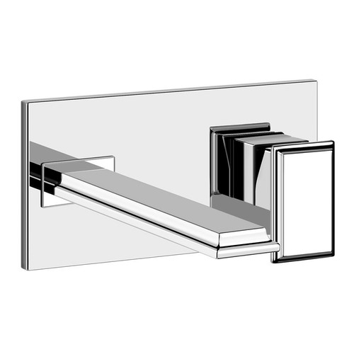 Immagine di Gessi ELEGANZA miscelatore a parete, bocca P.21 cm, senza scarico, finitura antique brass 46088#713