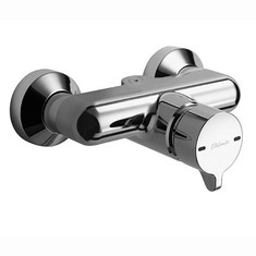 Immagine di Ceramica Dolomite FORUM miscelatore monocomando temporizzato esterno per doccia, cromo B8288AA