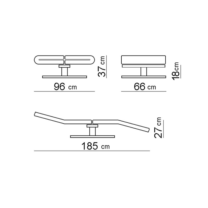 Immagine di Mussi FREEPLAY GIREVOLE poltrona in tessuto bicolore bianco e nero  FRPLY-X9