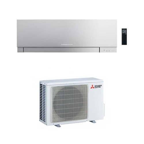 Immagine di Mitsubishi MSZ-EF Kirigamine ZEN R32 Climatizzatore monosplit inverter, argento | unità esterna 4.2 kW unità interna 15000 BTU MUZ-EF42VG+MSZ-EF42VGS