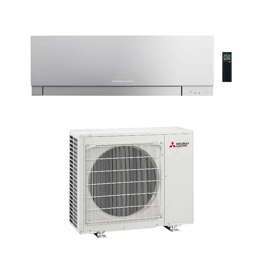 Immagine di Mitsubishi MSZ-EF Kirigamine ZEN R32 Climatizzatore monosplit inverter, argento | unità esterna 5 kW unità interna 18000 BTU MUZ-EF50VG+MSZ-EF50VGS