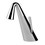 Immagine di Gessi CONO miscelatore lavabo H.18 cm, senza scarico, con flessibili di collegamento, finitura black metal PVD 45001#706