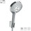Immagine di Hansgrohe RAINDANCE SELECT S set supporto doccia 120 3jet P con flessibile doccia 125 cm finitura cromo 27669000