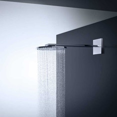 Immagine di Axor SHOWERSOLUTIONS soffione doccia 250 1jet con braccio doccia finitura cromo 35284000