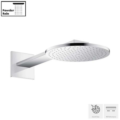 Immagine di Axor SHOWERSOLUTIONS soffione doccia 250 1jet con braccio doccia finitura cromo 35284000