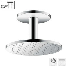 Immagine di Axor SHOWERSOLUTIONS soffione doccia 250 1jet con fissaggio al soffitto finitura cromo 35286000