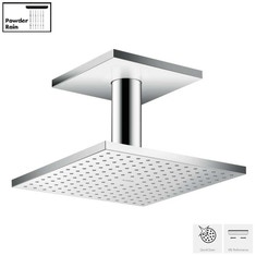 Immagine di Axor SHOWERSOLUTIONS soffione doccia 250/250 1jet con fissaggio a soffitto finitura cromo 35308000