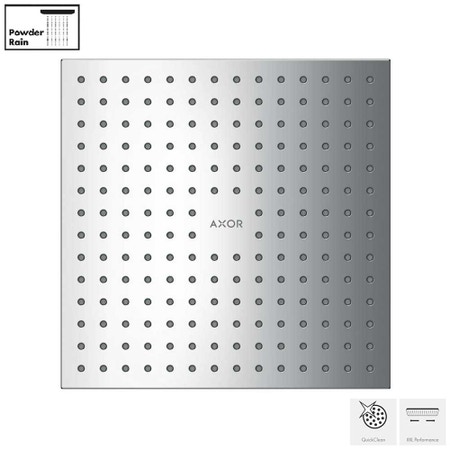 Immagine di Axor SHOWERSOLUTIONS soffione doccia 250/250 1jet a filo soffitto finitura cromo 35309000