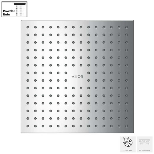 Immagine di Axor SHOWERSOLUTIONS soffione doccia 250/250 1jet a filo soffitto finitura cromo 35309000