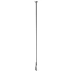 Immagine di Gessi CONO bocca a soffitto, braccio altezza personalizzabile, colore nero finitura opaco 45199#299