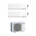 Immagine di Mitsubishi MSZ-EF Kirigamine ZEN R32 Climatizzatore dual split inverter, bianco | unità esterna 3.3 kW unità interne 7000+7000 BTU MXZ-2F33VF+2xMSZ-EF22VGW