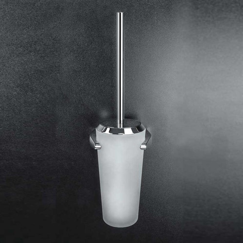 Immagine di Colombo Design ROAD set scopino wc a muro, finitura cromo B80070CR-VAN