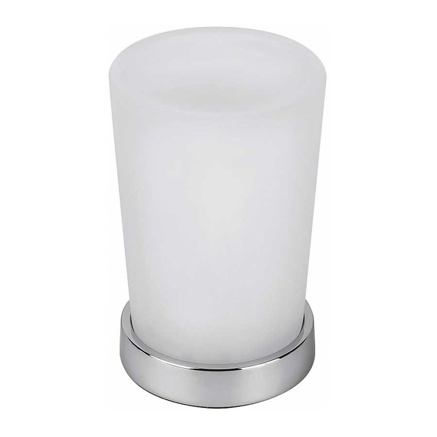 Immagine di Colombo Design ROAD porta bicchiere da appoggio, finitura cromo B80410CR-VAN