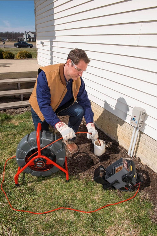 Immagine di Ridgid Ruota a colori miniSeeSnake 30 m (100'), 230V, con sonda 83607