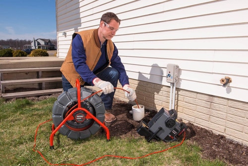 Immagine di Ridgid Ruota a colori miniSeeSnake 30 m (100'), 230V, con sonda 83607