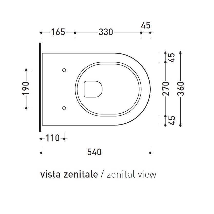 Immagine di Flaminia APP vaso sospeso, senza sedile, colore bianco finitura lucido AP118