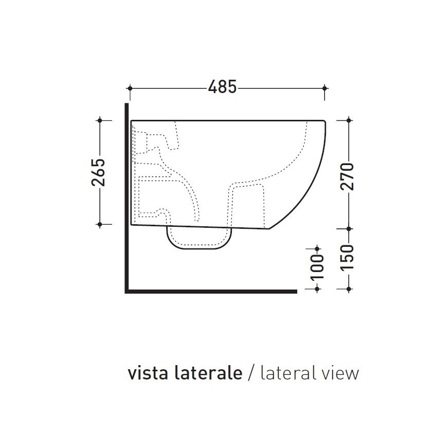 Immagine di Flaminia MINIAPP set sanitari sospesi, vaso con sistema goclean® e coprivaso slim con discesa rallentata, bidet monoforo con troppopieno, colore grigio lava finitura opaco AP119GGLA+AP219GLA+QKCW09GLA