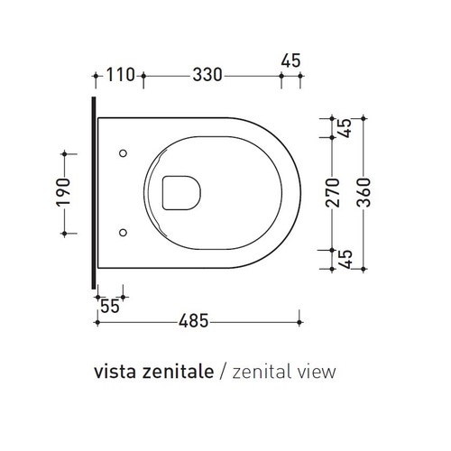 Immagine di Flaminia MINIAPP set sanitari sospesi, vaso con sistema goclean® e coprivaso slim con discesa rallentata, bidet monoforo con troppopieno, colore grigio lava finitura opaco AP119GGLA+AP219GLA+QKCW09GLA