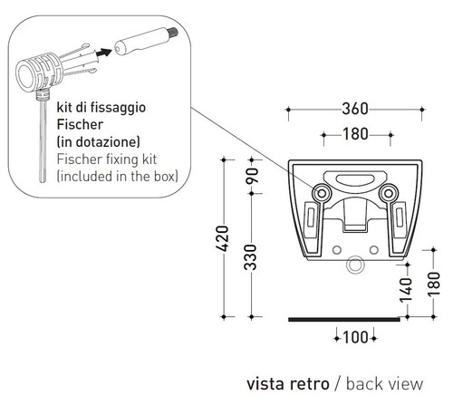 Immagine di Flaminia MINIAPP bidet sospeso monoforo, colore bianco finitura lucido AP219