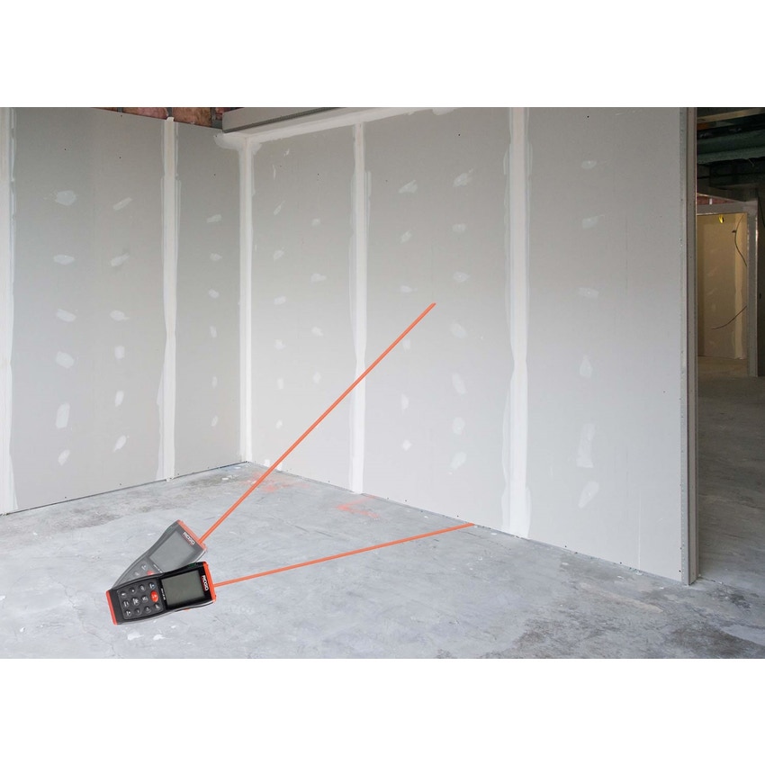 Immagine di Ridgid Distanziometro laser micro LM-400 Advanced con connessione Bluetooth, display retroilluminato ampio a 4 righe, portata 70 m, con regolazione istantanea delle misure, compresa custodia morbida 36813