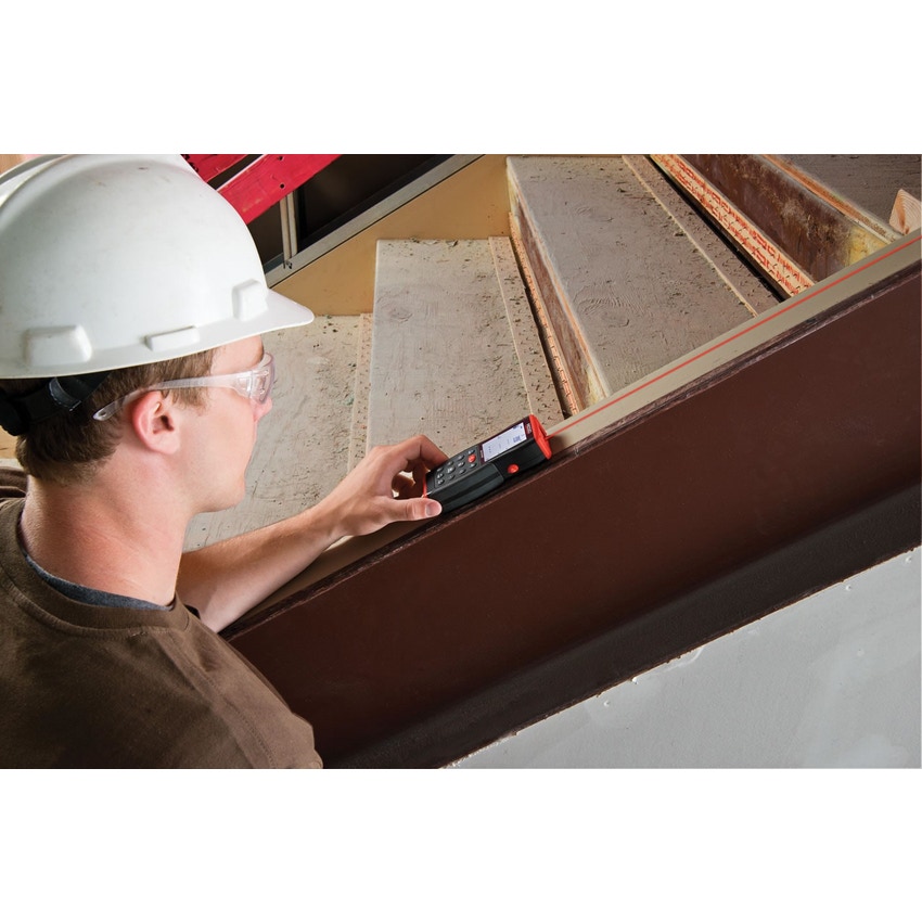 Immagine di Ridgid Distanziometro laser micro LM-400 Advanced con connessione Bluetooth, display retroilluminato ampio a 4 righe, portata 70 m, con regolazione istantanea delle misure, compresa custodia morbida 36813